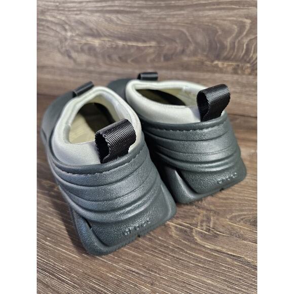 Crocs Men's Echo Storm Slip On Shoes Casual 209414-3VT Solid Kelp Size M5 W7 - Picture 5 of 9